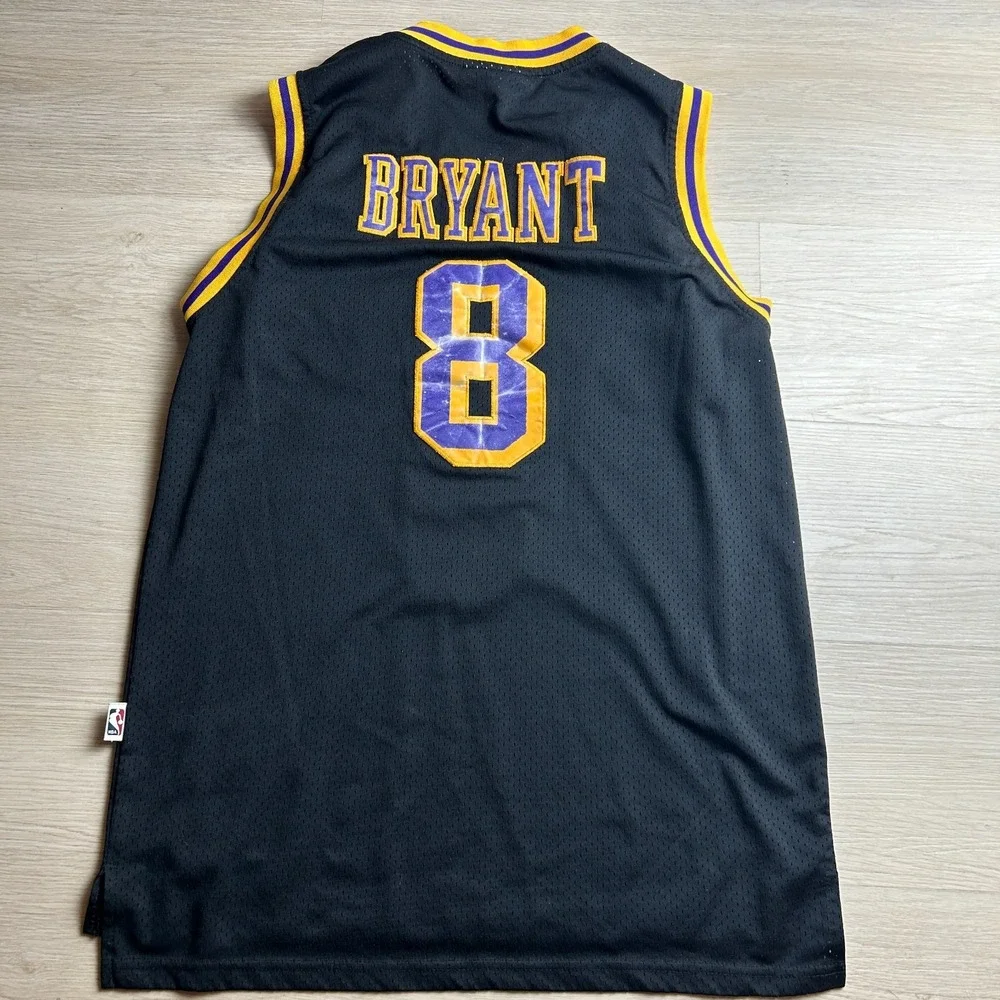 Mitchell & Ness Kobe Bryant #8 Lakers Jersey Mens 44 Large Black 1996-1997 HWC